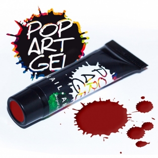 NAIL ARTISTS Pop Art Gel 13 Dark Red